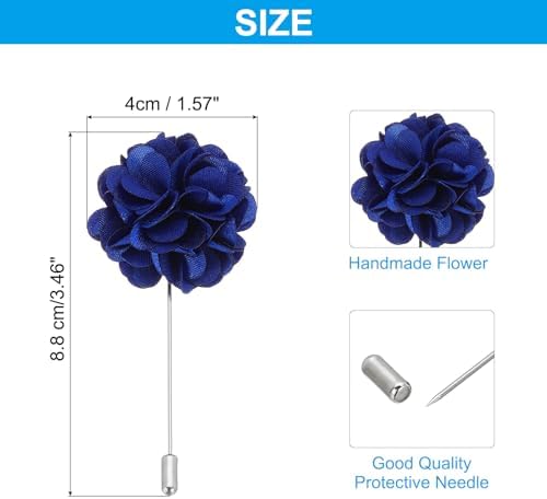 Vue 2 de Boutonniere Mariage Homme En