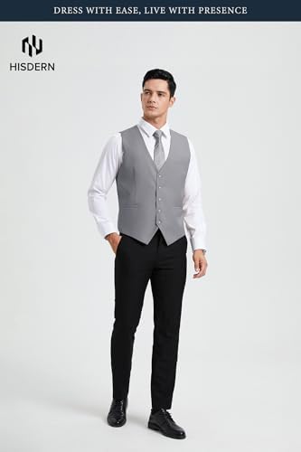 Vue 4 de Gilet De Couleur Unie