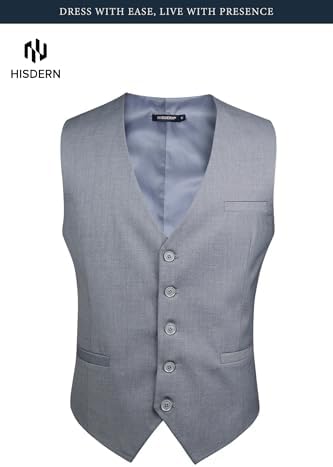 Vue 5 de Gilet De Couleur Unie