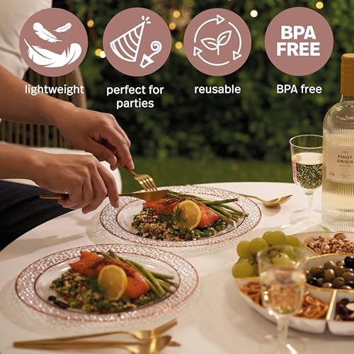 Vue 5 de Matana Assiettes En Plastique