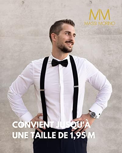 Vue 3 de Bretelles Avec Noeud Papillon