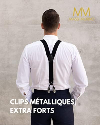 Vue 4 de Bretelles Avec Noeud Papillon