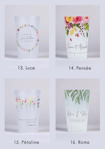 Vue 5 de Gobelet Personnalisable Pour Mariage