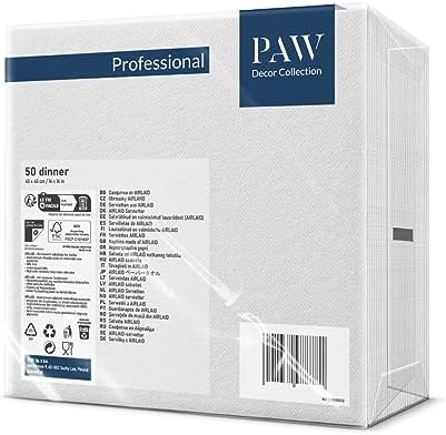 Vue 2 de Paw Serviettes Airlaid