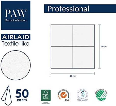 Vue 6 de Paw Serviettes Airlaid