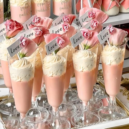 Vue 6 de Flutes Champagne Transparent