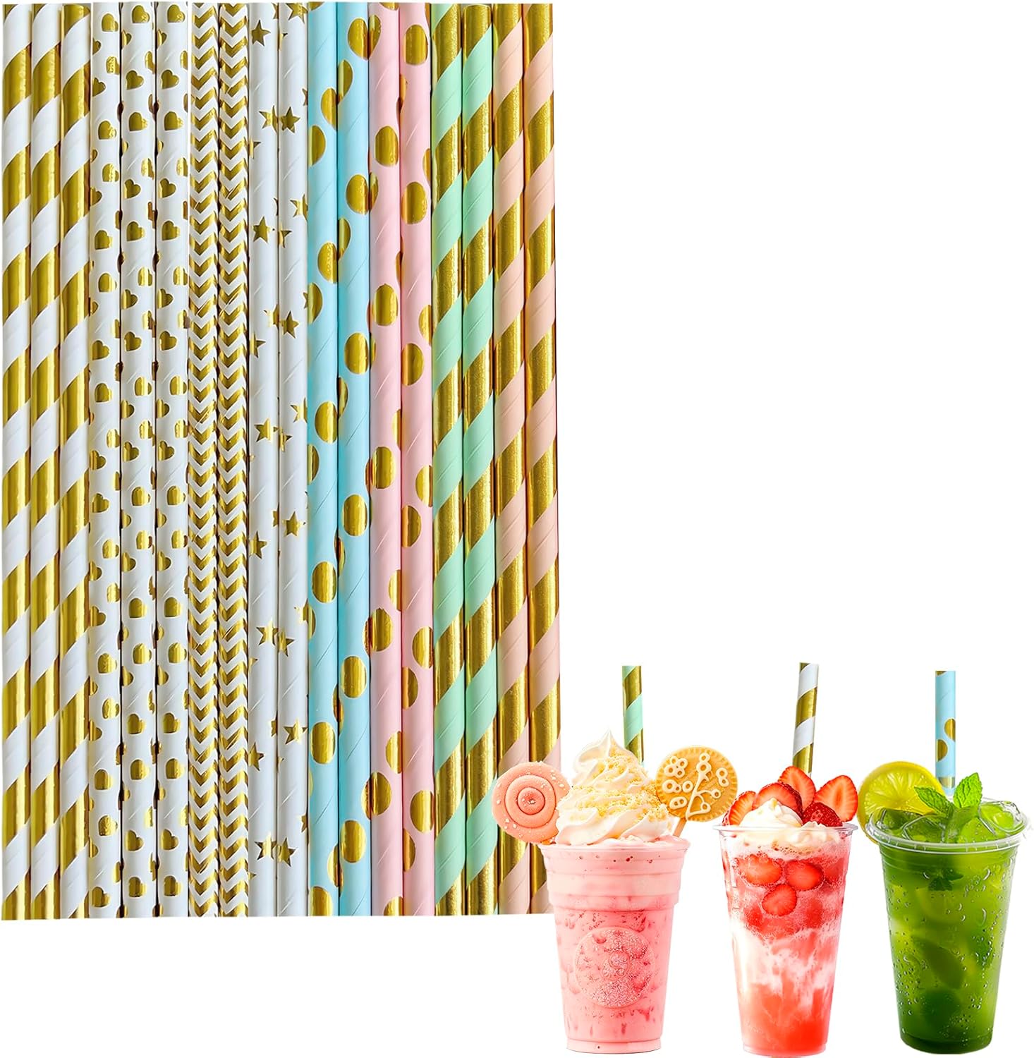 Lot De Pailles Carton