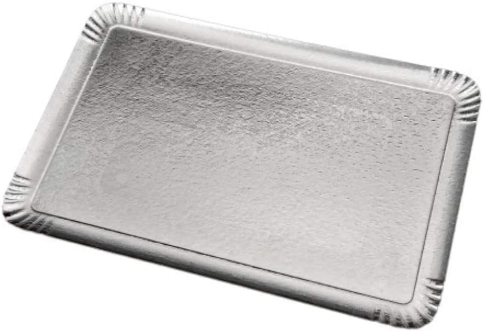 Plateaux En Carton Argente