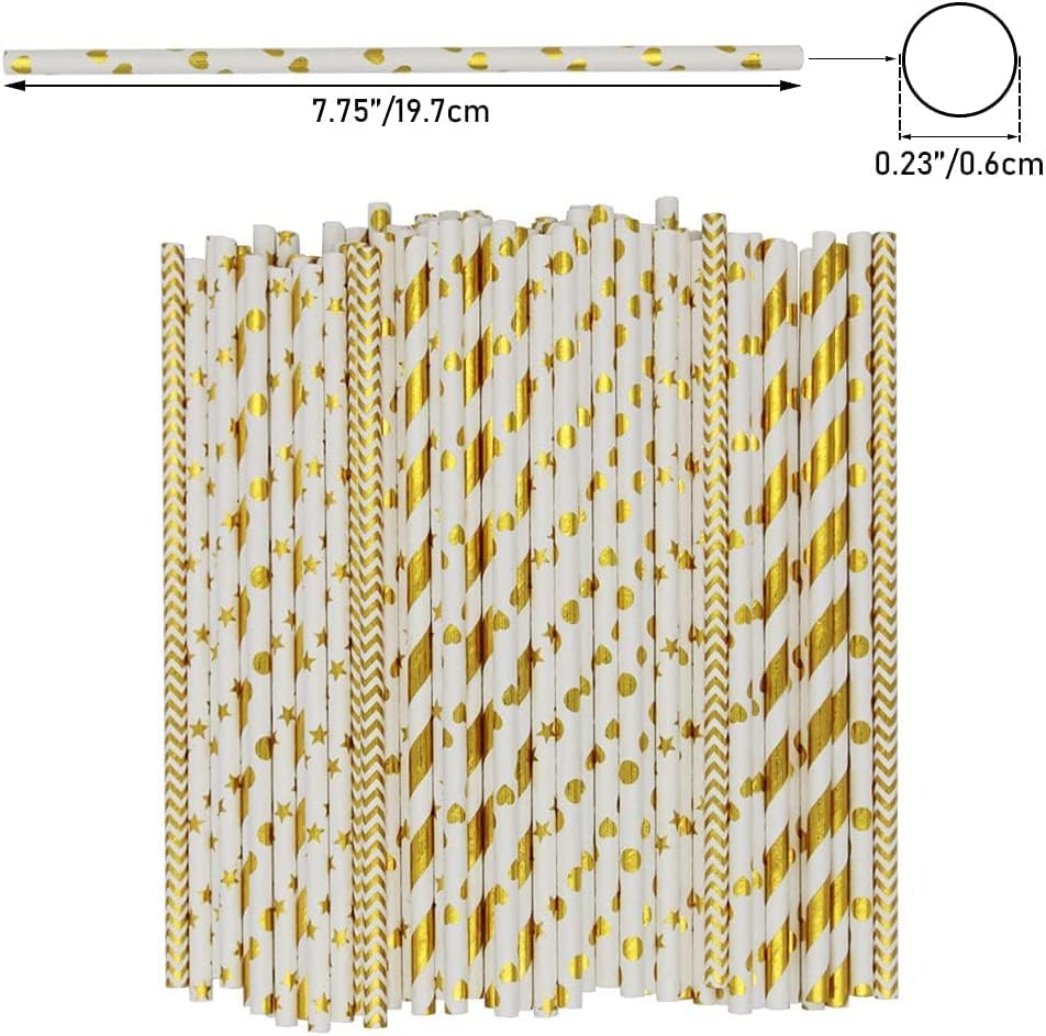 Vue 2 de Pailles En Papier Pieces