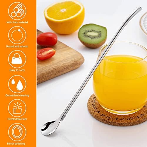 Vue 3 de Pieces Pailles Cuillere En