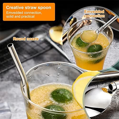 Vue 5 de Pieces Pailles Cuillere En