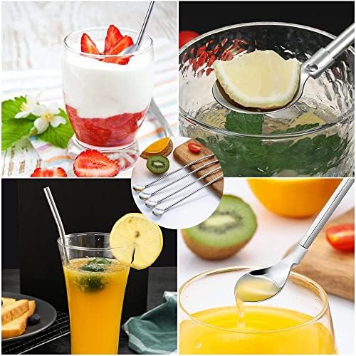 Vue 7 de Pieces Pailles Cuillere En