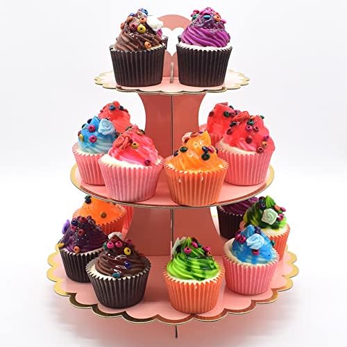 Vue 2 de Presentoir Cupcakes Jetable