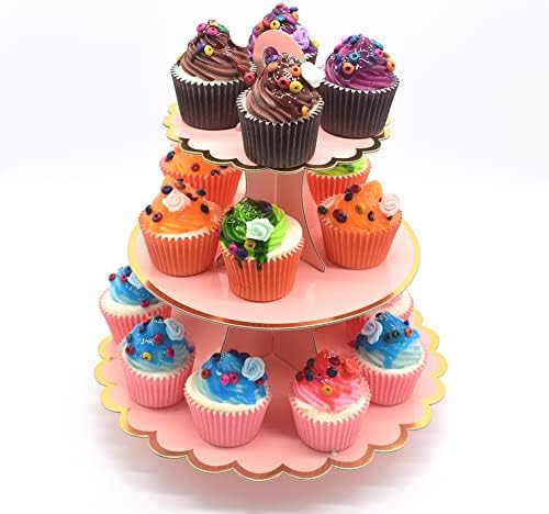 Vue 4 de Presentoir Cupcakes Jetable