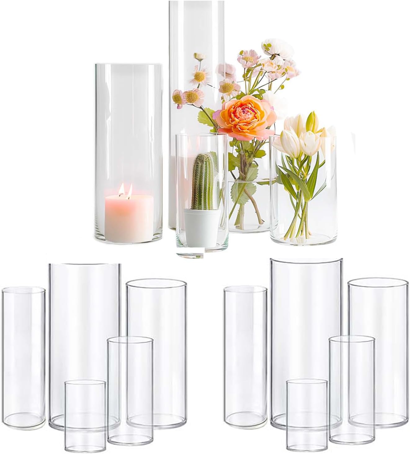 Set De Vases Cylindriques