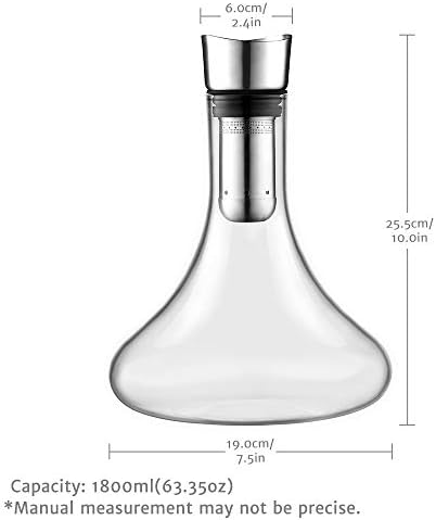 Vue 5 de Glastal Carafe Decanter