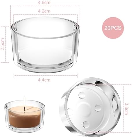 Vue 2 de Pieces Photophore Bougie Bougeoir