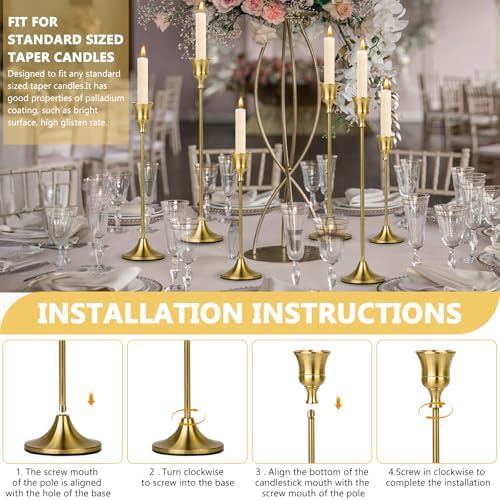 Vue 2 de Chandelier Dores Lot De