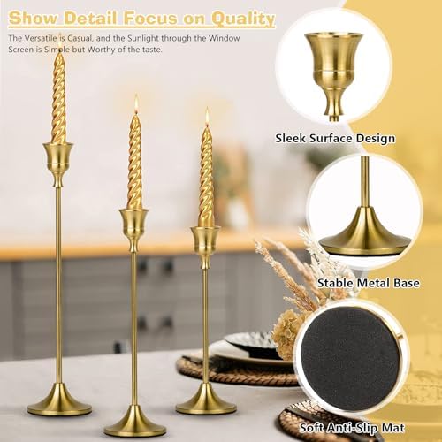 Vue 3 de Chandelier Dores Lot De