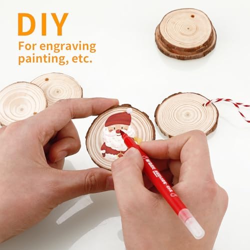 Vue 4 de Pcs Rondin De Bois