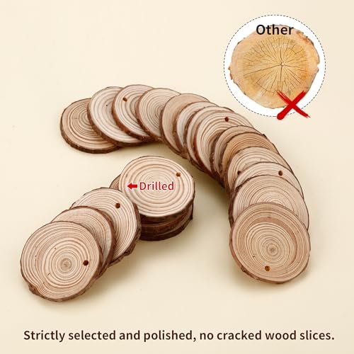 Vue 6 de Pcs Rondin De Bois