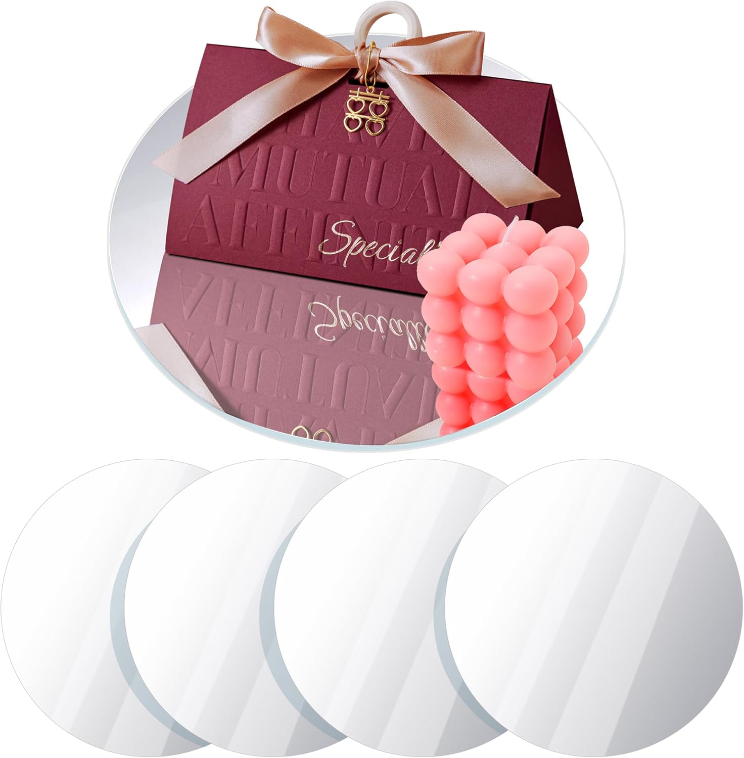 Lot De Plateaux Miroir