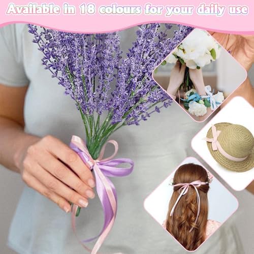 Vue 3 de Couleurs Ruban Satin Mm