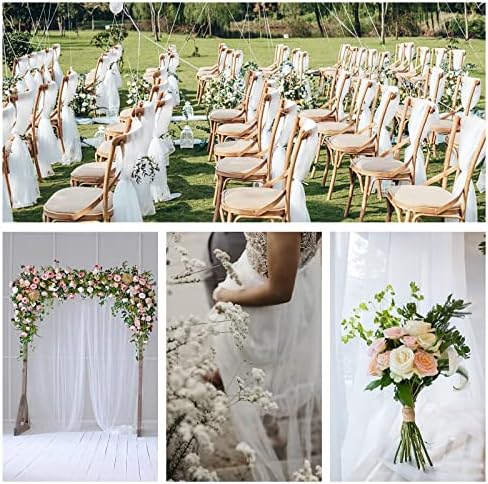 Vue 6 de Rouleau De Tulle Blanc