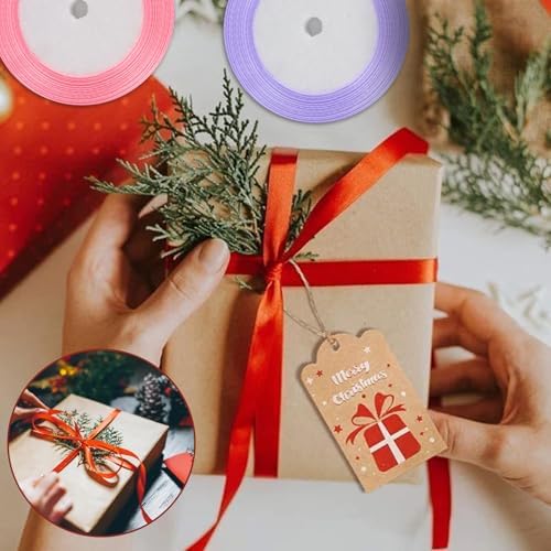 Vue 6 de Couleurs Ruban Satin Mm