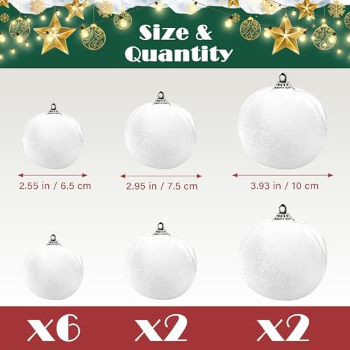 Vue 2 de Lot De Boules Blanches