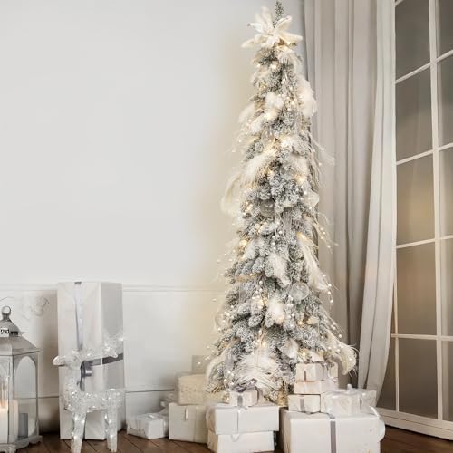 Vue 2 de Branches Decoratives Blanches De