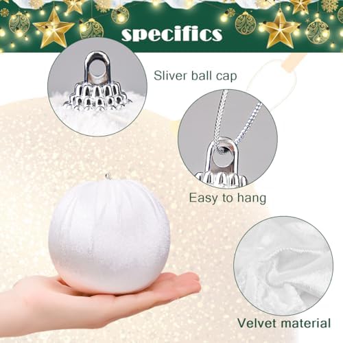 Vue 3 de Lot De Boules Blanches