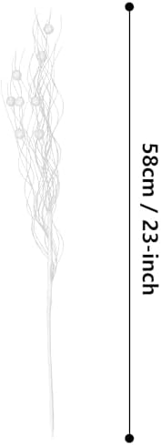 Vue 3 de Branches Decoratives Blanches De