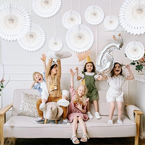 Vue 4 de Rosace Papier Decoration De