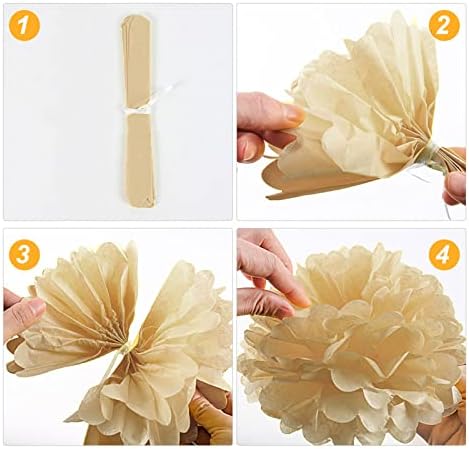 Vue 5 de Sunbeauty Pompom Papier De