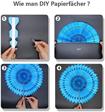 Vue 6 de Rosace Papier Decoration De