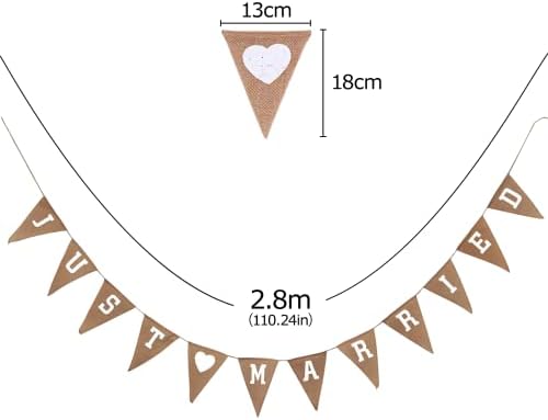 Vue 5 de Guirlande Fanions De Mariage