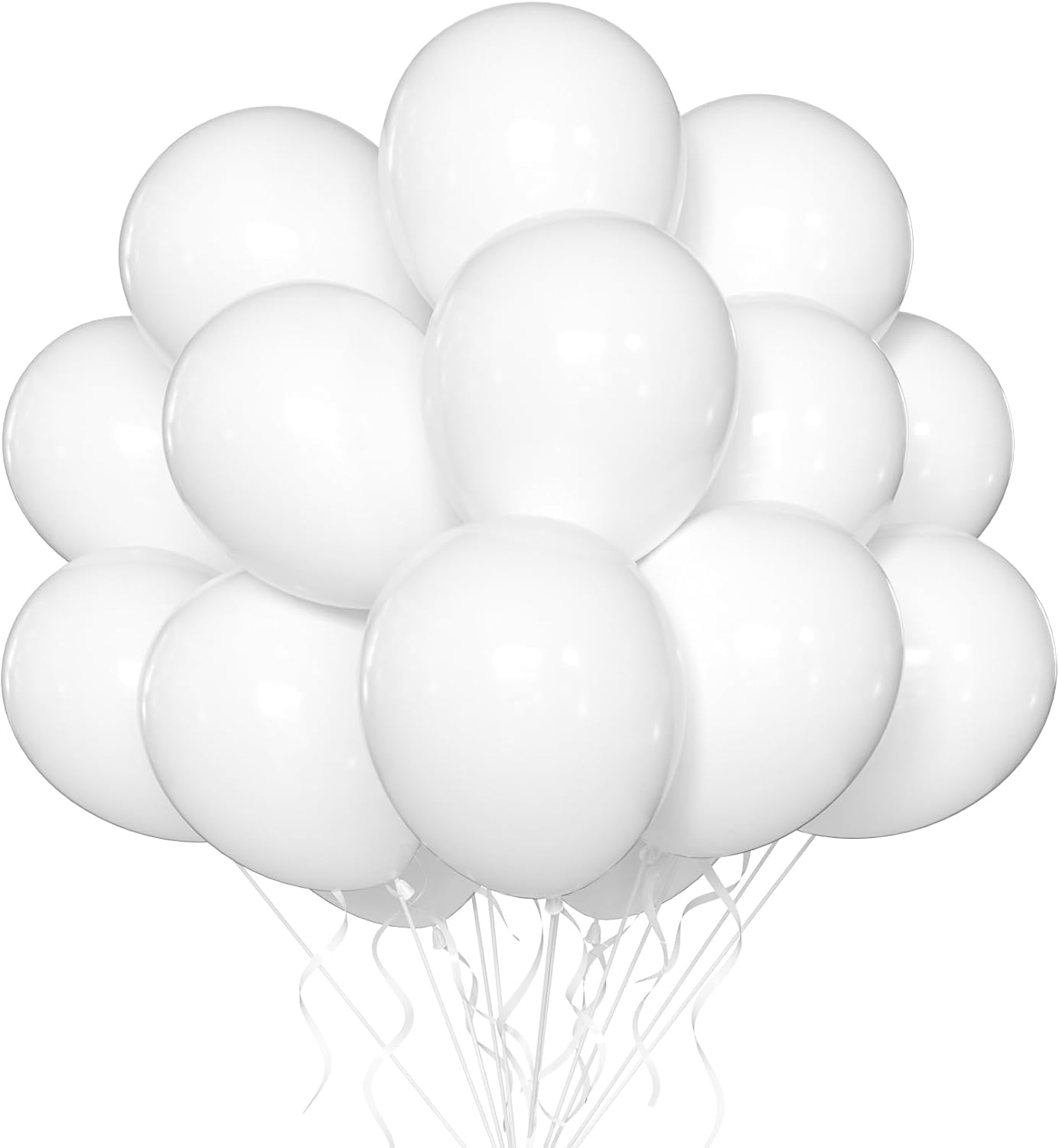 Ballon Blanc Pieces Pouces