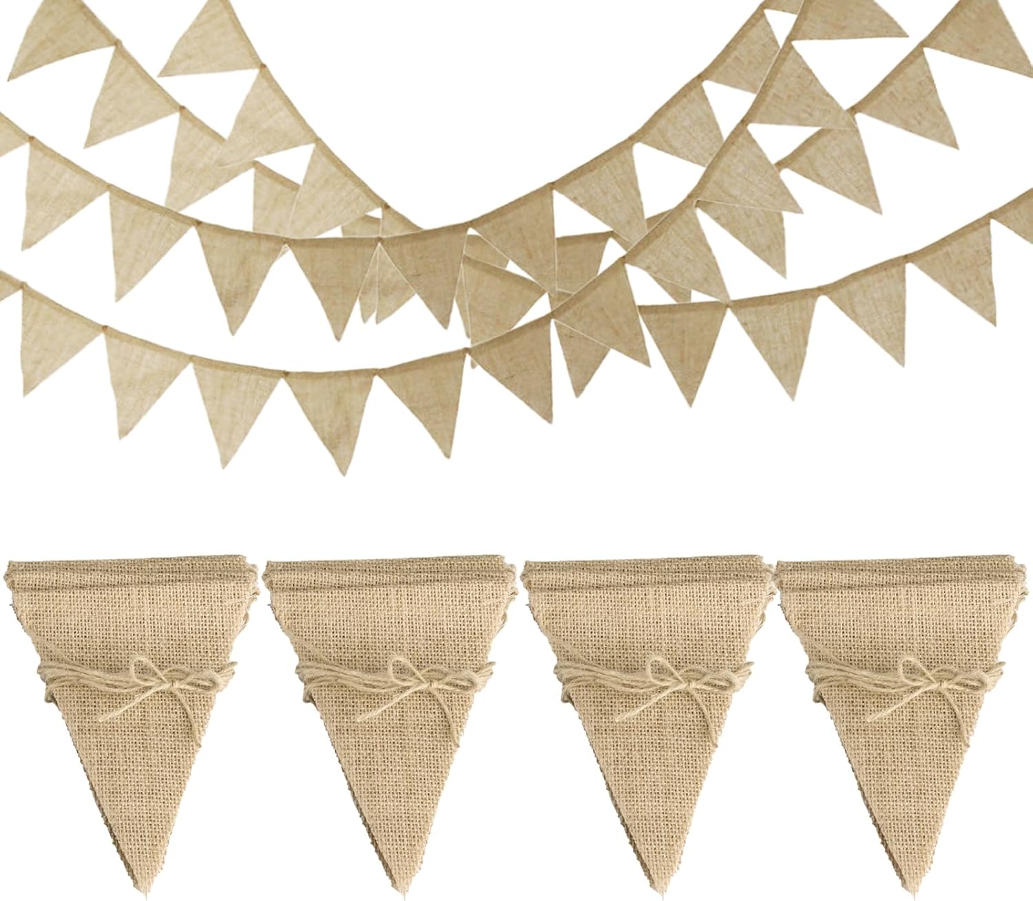 Pcs Guirlande Fanions Tissus