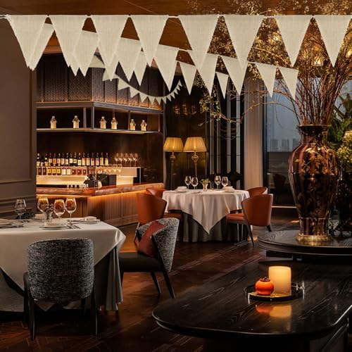 Vue 6 de Pcs Guirlande Fanions Tissus