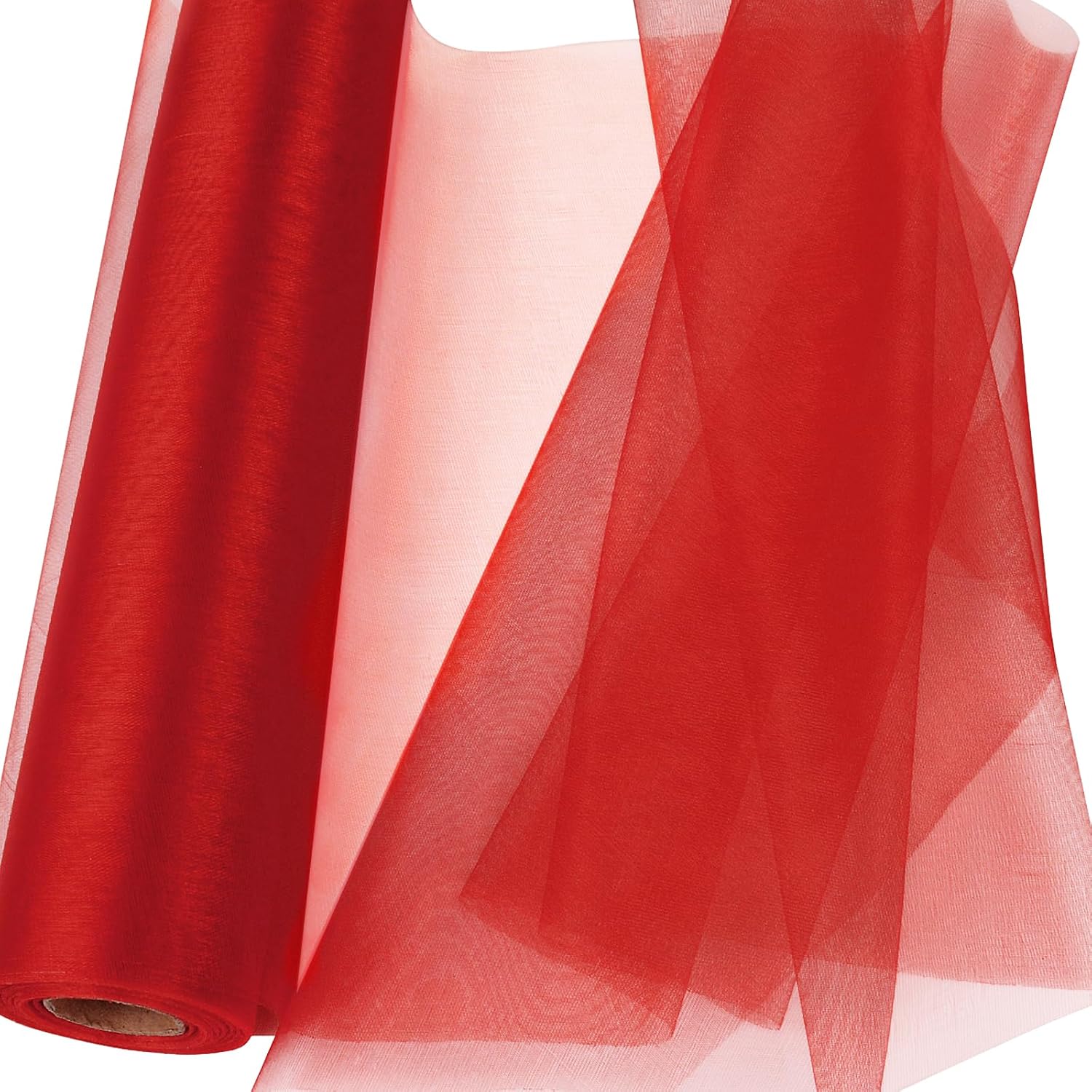 Cmm Rouleau Organza Rouge