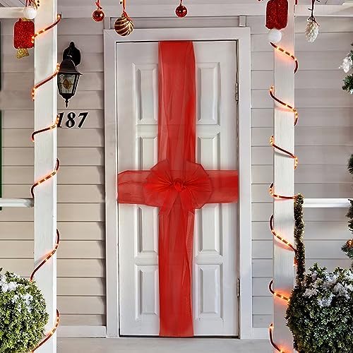 Vue 4 de Cmm Rouleau Organza Rouge