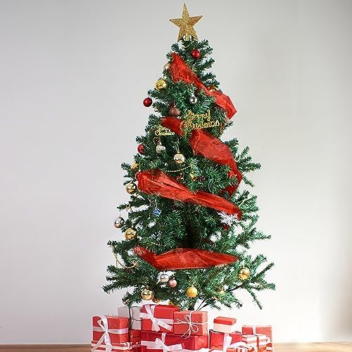 Vue 5 de Cmm Rouleau Organza Rouge