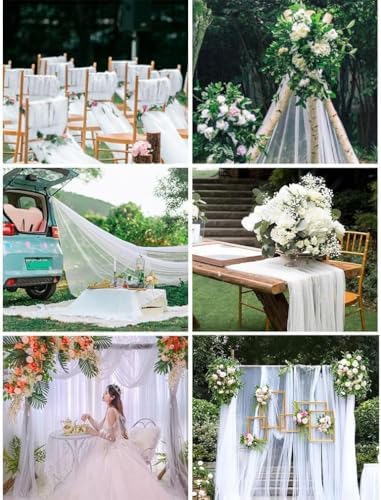 Vue 3 de Tissu En Tulle Doux