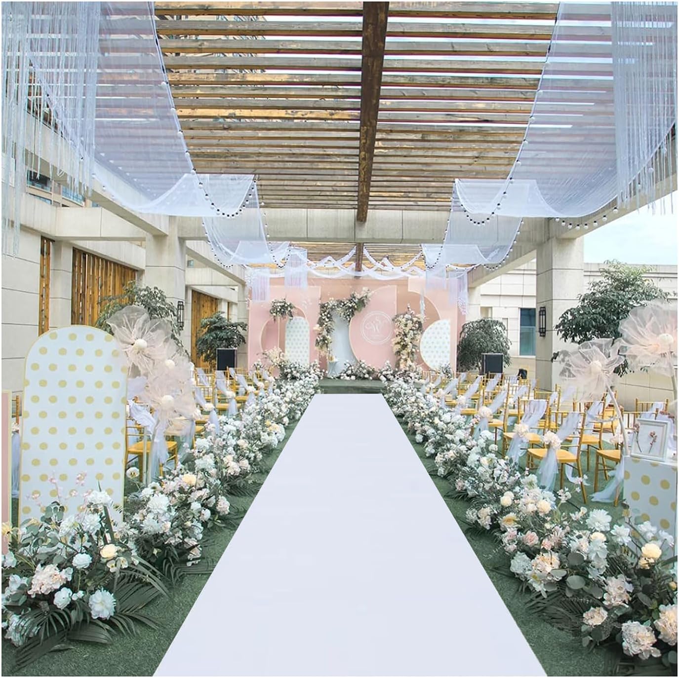 Tapis Blanc De Mariage