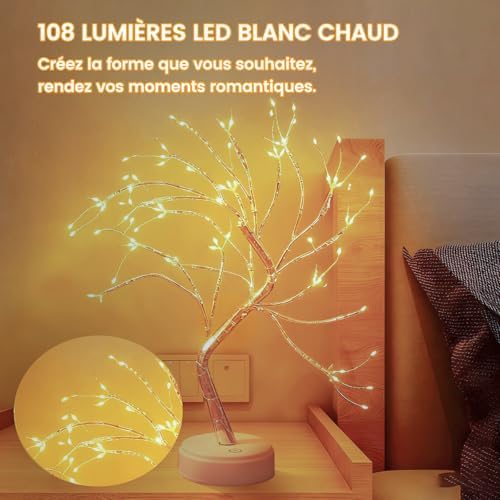 Vue 3 de Arbre Lumineux Interieur Leds