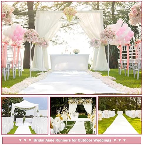 Vue 4 de Tapis Blanc De Mariage