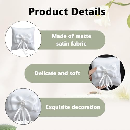 Vue 3 de Haniutty Coussin Alliance Mariage