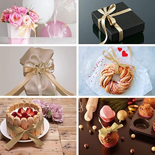 Vue 5 de Owill Ruban Satin Dore