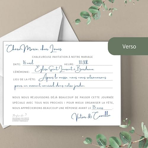 Vue 6 de Cartes Dinvitation